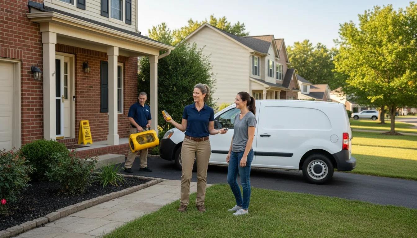 Residential water damage restoration in Bass Harbor, ME